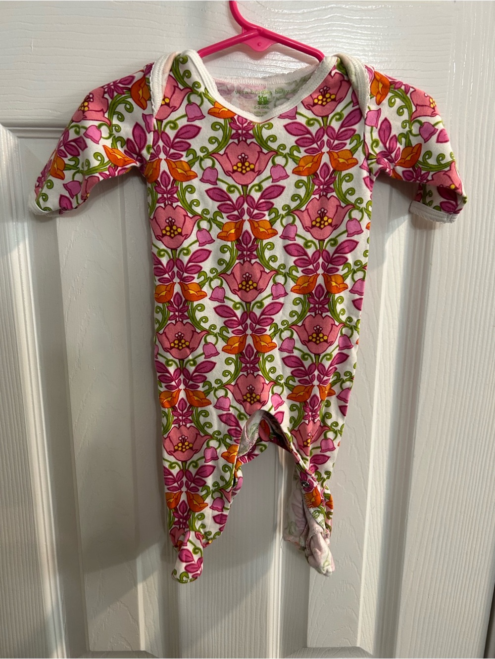 Vera Bradley Baby Girl Pajamas 0-3 Months Floral